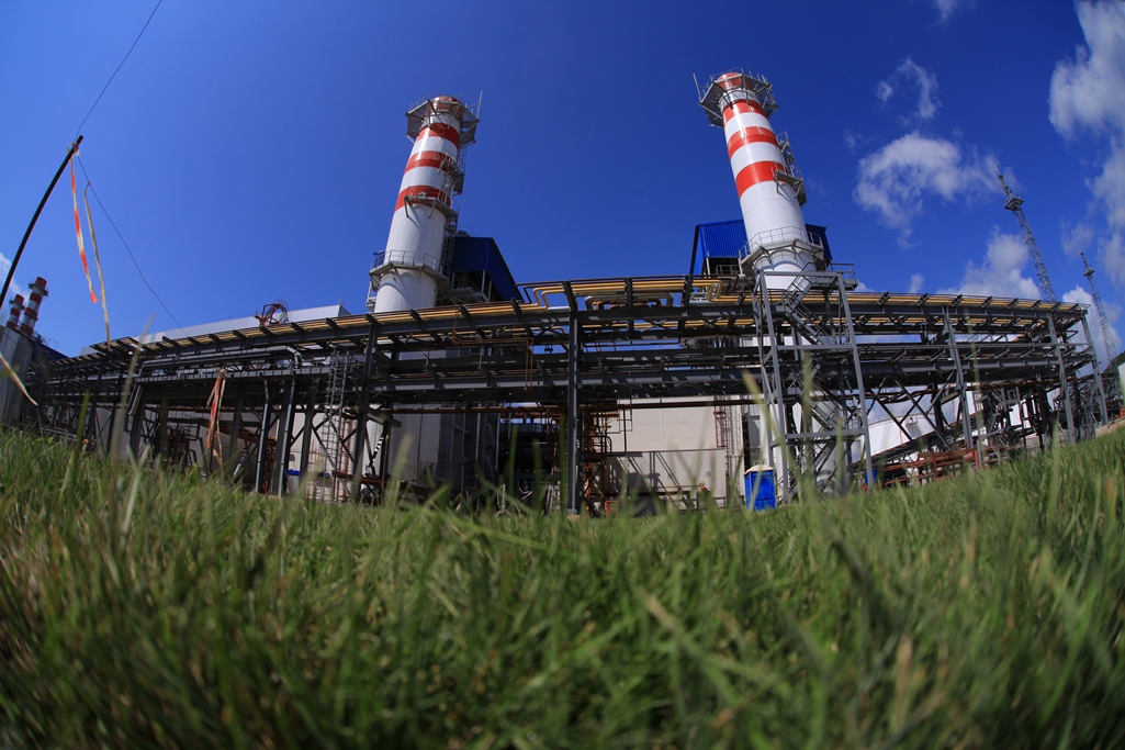 Второй энергоблок Адлерской ТЭС, август 2012 г.